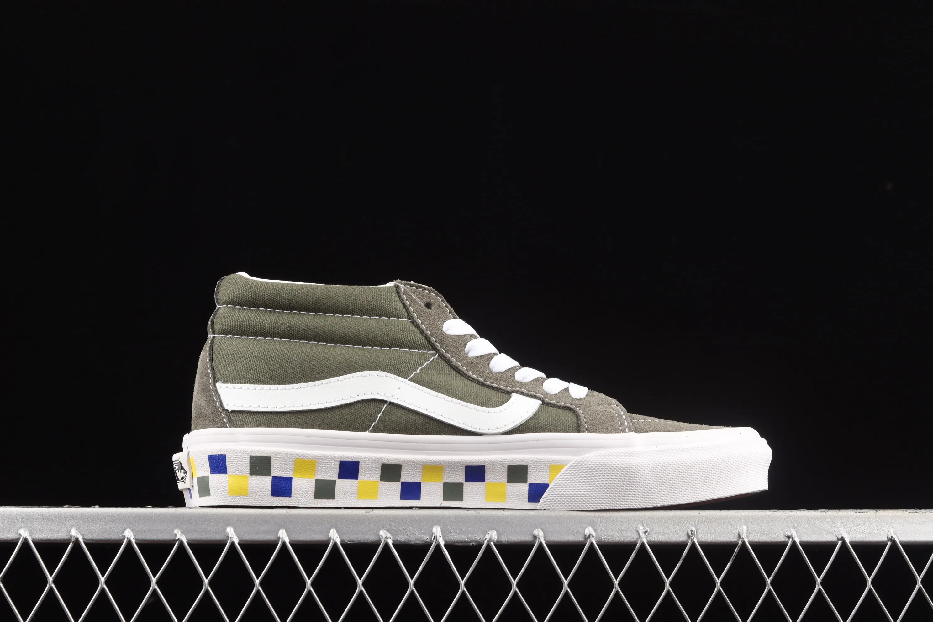 All categories Vans Vans series Vans Mid Vans China Special offer Vans SK8-Mid Reissue Vans squirrel green China casual shoes VN0A391F2BM